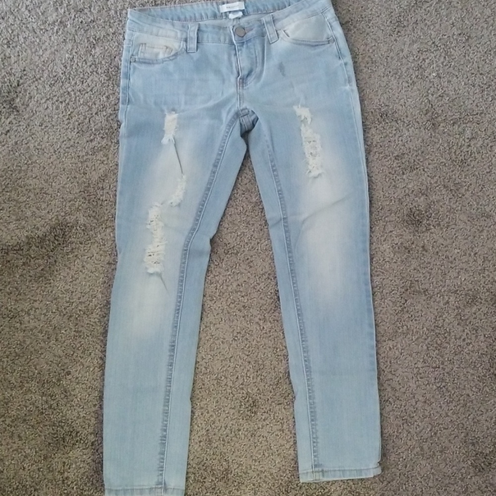 Blue asphalt skinny jean size 1